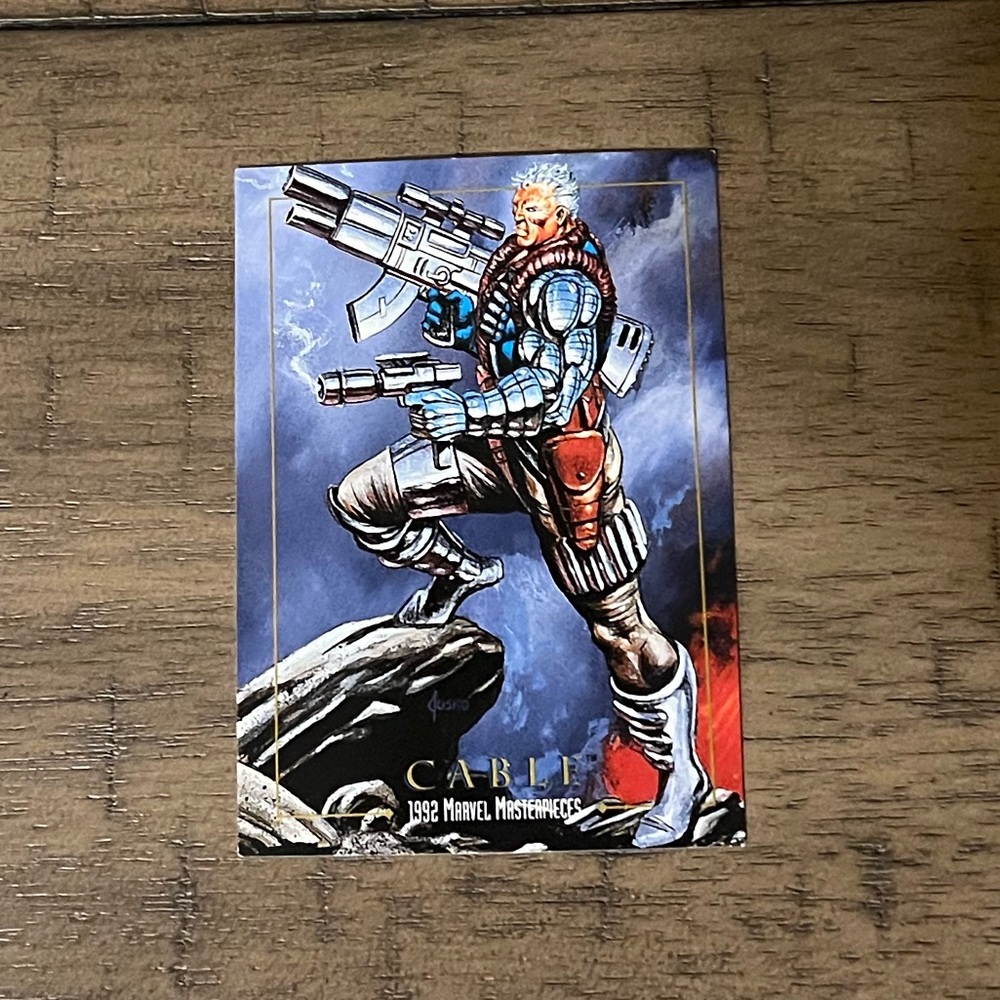 Skybox 1992 SkyBox Marvel Masterpieces Cable #18 Trading Card.